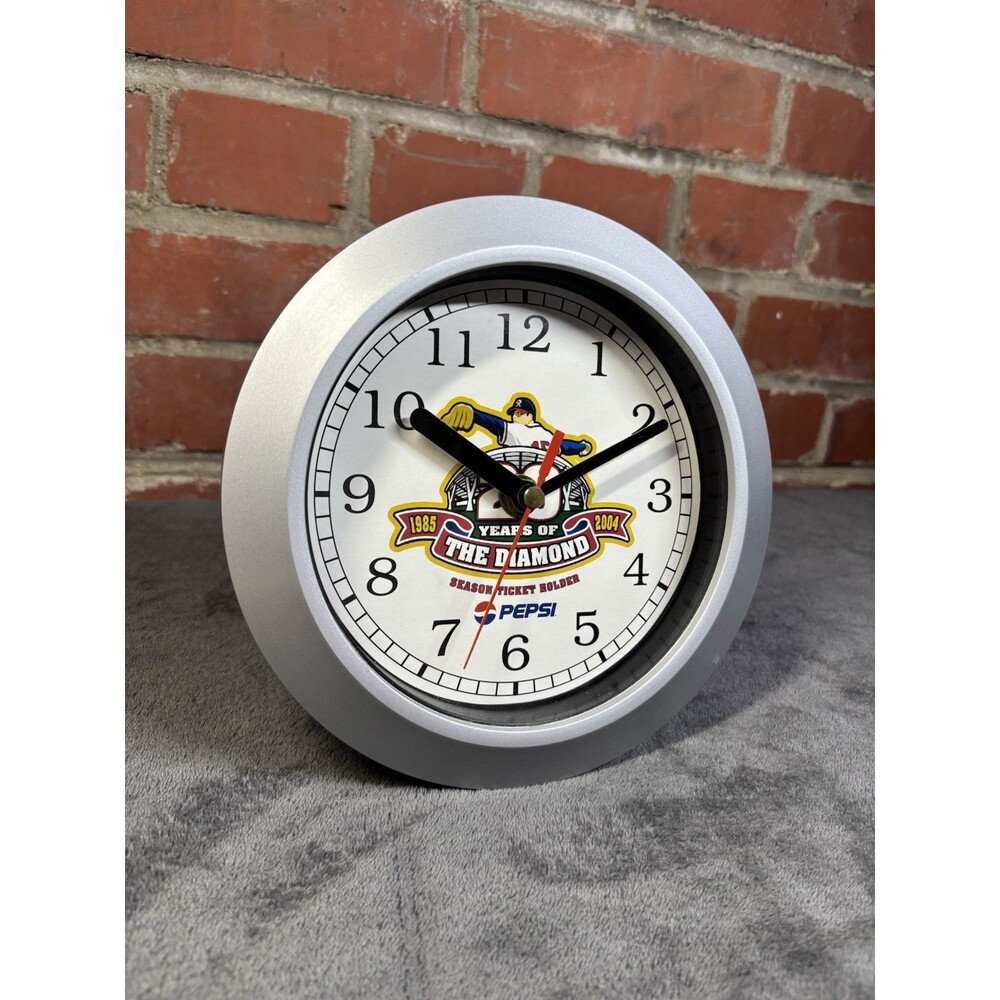 Vintage Y2k Richmond Braves 20 Years The Diamond 1985 2004 Desk Wall Clock Works